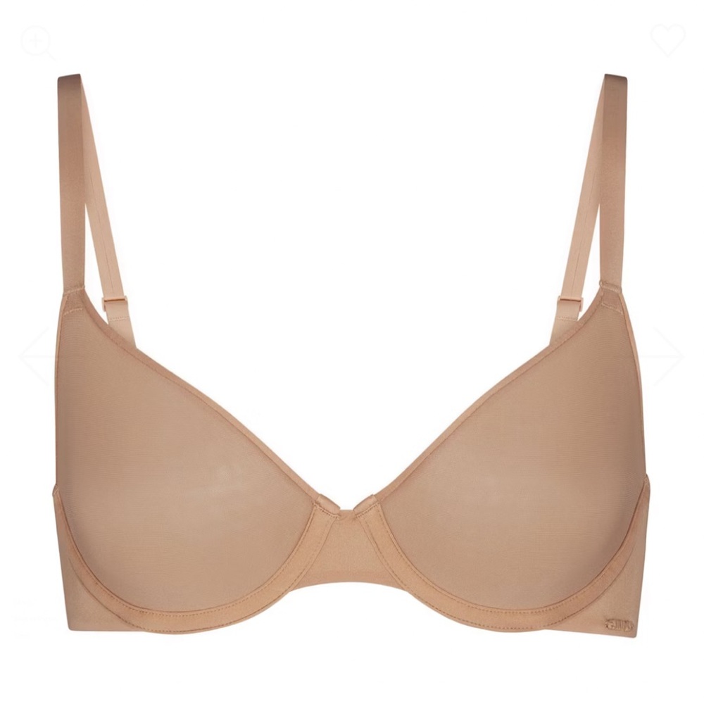 SKIMS WEIGHTLESS DEMI BRA in Clay 40D
